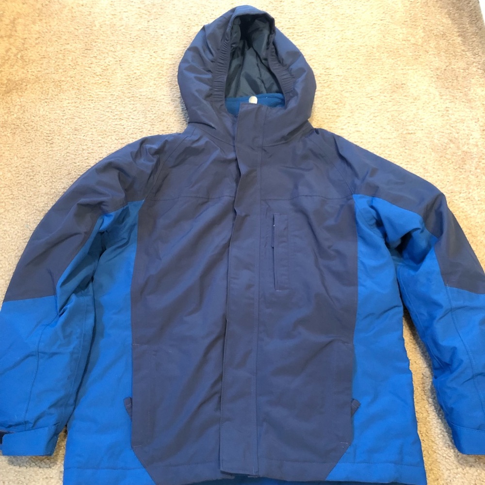 Lands end boys squall 3 in 1 jacket size 10/12